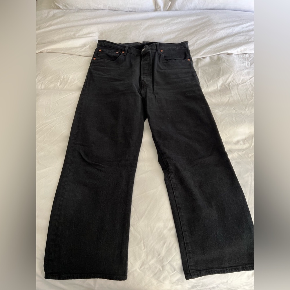 Levi’s Ribcage Straight Ankle Jeans SZ 33